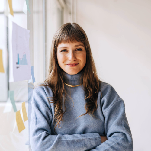 Jeune femme dirigeante